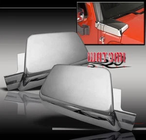 06-10 HUMMER H3 SIDE AIR INTAKE VENT COVER CHROME TRIM BEZEL LEFT+RIGHT 2PCS SET - Picture 1 of 1