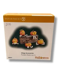 Department 56 Halloween Pumpkin Heads Accessory - Picture 1 of 5