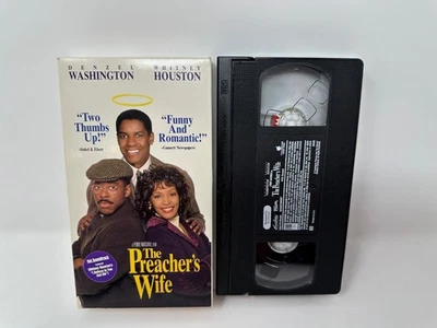 The Preacher's Wife (VHS) 1997 Denzel Washington, Whitney Houston - Ships Fast - Image 1 of 3