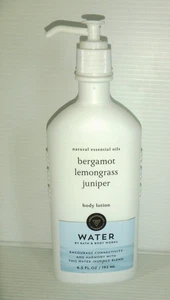 Bath & Body Works Aromatherapy WATER Bergamot Lemongrass & Juniper Body Lotion - Picture 1 of 4