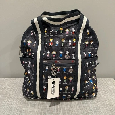 Lesportsac Snoopy 双麻烦背包 全新带标签 — 第 1/4 张图片