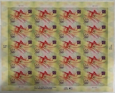 2008 Beijing Summer Olympics 42 Cent Mint NH Full Sheet of 20 Stamps #4334 USPS - Image 1 of 2