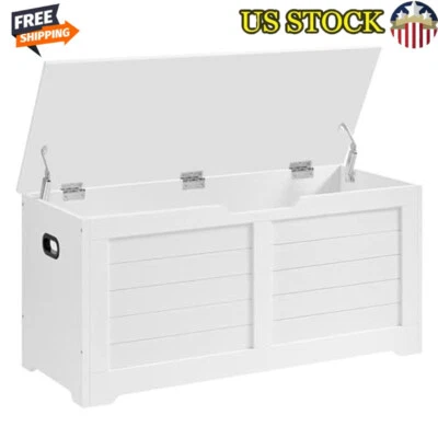 Nuevo banco de almacenamiento de gran capacidad con bisagras de seguridad entrada sala de estar Foto 1 de 4