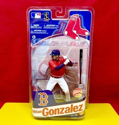 Boneco Adrian Gonzalez McFarlane MLB Series 28 Boston Red Sox estreia RC 2011 NOVO - Imagem 1 de 4