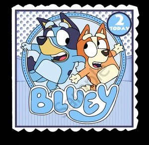 Handmade 3D birthday card made with Bluey and bingo son grandson granddaughter - Picture 1 of 27
