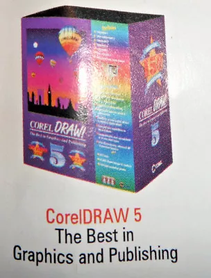 Juego de 5 - 2 discos Corel Draw, manuales vintage (1994)  Foto 1 de 4