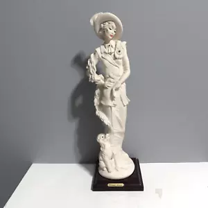 Florence Giuseppe Armani Figurine Lady With Poodle 0394F - Picture 1 of 15