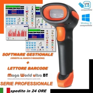 LETTORE DI CODICI A BARRE + GESTIONE MAGAZZINO E VENDITA AL BANCO SOFTWARE - Foto 1 di 12