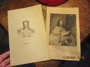 2) Ancienne Gravure Mme de Genlis J Lith de Délpech & Liseuse J Bostock W H Mote - Picture 1 of 8