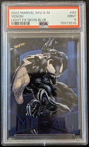 2022 MARVEL METAL UNIVERSE VENOM #93 BLUE FX PSA 9 - Picture 1 of 1
