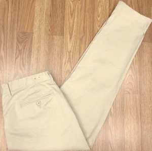 J.CREW 770 STRAIGHT FIT COTTON/SPANDEX PANTS KHAKI Sz 33W x 30L - Picture 1 of 6