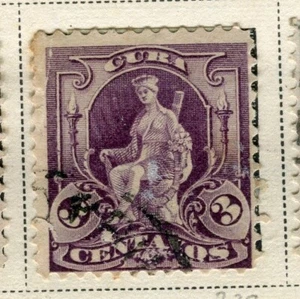 CARRIBEAN ISLAND: 1899-1907 early pictorial issue fine used 3c. value - Picture 1 of 1