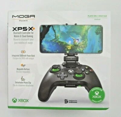 PowerA MOGA XP5-X+ Wireless Controller for Android Mobile and Cloud Gaming - Bla - Image 1 of 3