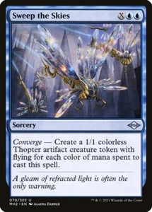 1x SWEEP THE SKIES MTG NM-M Orizzonti Moderni 2 Unc - Foto 1 di 5
