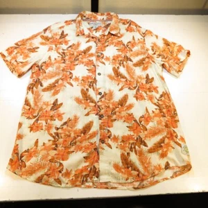JIMMY BUFFETT MARGARITAVILLE BAR HAWAIIAN ALOHA BAHAMA SHIRT Mens XL 100% Rayon - Picture 1 of 3