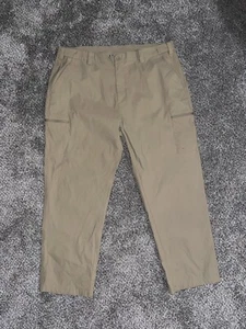 Gorpcore Mountain Warehouse Cargohose Reißverschlusstaschen beige hellbraun Herren 42x30 Wandern - Bild 1 von 8