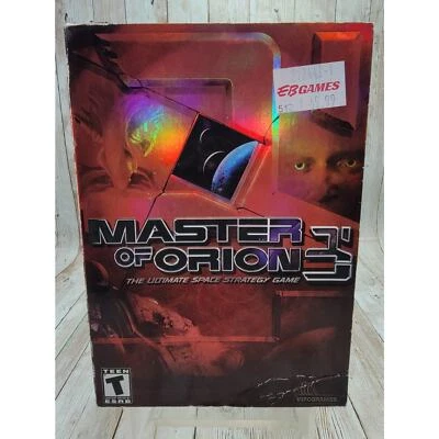 Master of Orion 3 PC CD-ROM Game Win 98 2000 ME XP Big Box Space Strategy - Image 1 of 4