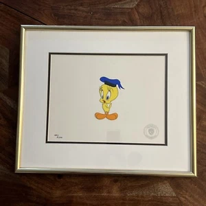Tweety Bird Anchor’s Aweigh Serigrafia Cel con cornice COA numerata inchiostrata a mano - Foto 1 di 7
