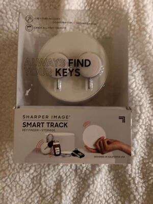New Box - Sharper Image Smart Track Key Finder,Storage White, Great Gift Idea - Image 1 of 4