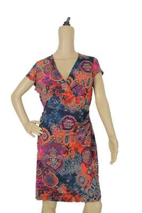 JONES NEW YORK SIGNATURE RASPBERRY MULTI PETITE STRETCH DRESS PM $90 - Picture 1 of 2