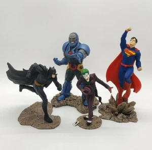 Set of 4 DC Schleich Figures BATMAN JOKER SUPERMAN DARKSEID, 2014 - Picture 1 of 12