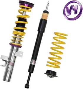 KW suspensión roscada Variante 1 Inox VW Golf VI 1K delant. -1110kg EJE TRASERO - Imagen 1 de 6