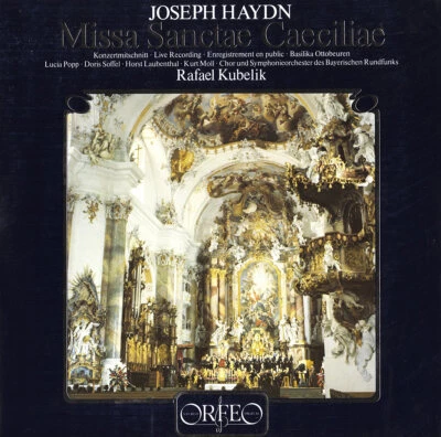 2LP HAYDN Missa Sanctae Caeciliae POPP SOFFEL LAUBENTHAL MOLL KUBELIK Orfeo 1982 - Image 1 of 3