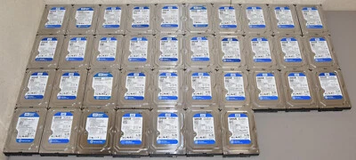 Lot 37 Western Digital Blue 500GB 3.5" Desktop SATA Hard Drive HDD WD5000AAKX - Image 1 of 2