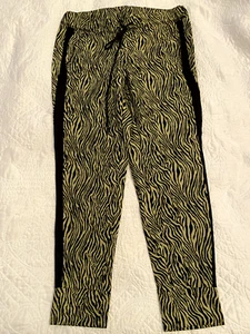 STEHMANN-Damenhose, gelb-schwarz geflammt - Bild 1 von 2