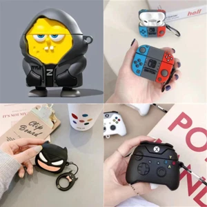 Joli étui de dessin animé pour AirPods 1 2 3 Pro 2 silicone housse d'écouteur protecteur - Photo 1 sur 14