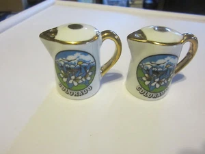VINTAGE SET OF COLORADO TEA POT SALT & PEPPER SHAKERS - Picture 1 of 9
