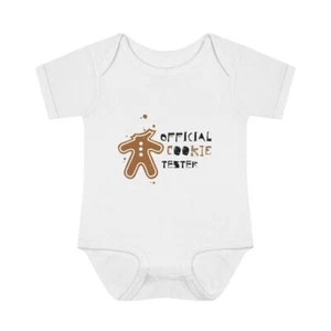 Official Cookie tester Infant Baby Rib Bodysuit - Picture 1 of 1