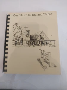 Trinity Lutheran Church Ladies Aid cookbook Millstadt, Illinois 100th ann. 1986 - Imagen 1 de 4