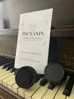 Handmade Dicyanin Aura Goggles |True To Dr. Walter Kilner's | With Real Dicyanin