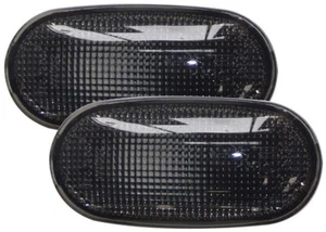 FÜR MITSUBISHI L200 96-10.05 SCHWARZ GERÄUCHERTES SEITENLICHT REPEATER BLINKER - Bild 1 von 4