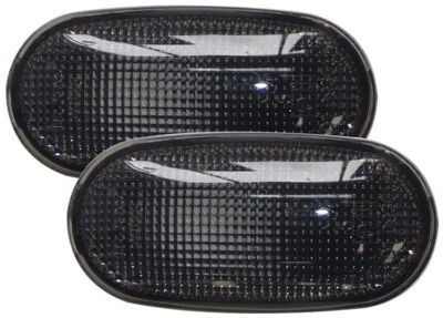 FOR MITSUBISHI L200 96-10.05 BLACK SMOKED SIDE LIGHT REPEATER INDICATORS - Image 1 of 4
