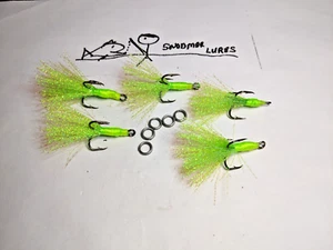 5 - Ganchos de gancho de agudos talla 4 vestidos verde claro UV con anillos divididos - Imagen 1 de 6