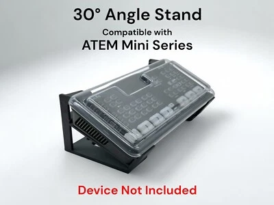 Angle Riser Stand for Blackmagic ATEM Mini, Slip On Design, DeckSaver Compatible - Image 1 of 4