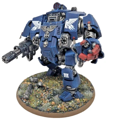 Warhammer 40k Space Marines Redemptor Dreadnought Crimson Fists Well painted GW - Image 1 of 4