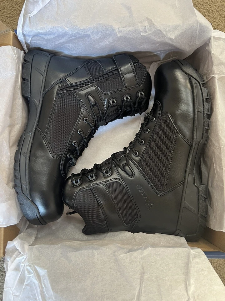 Bates Men's Sport 2 Military Tactical Boot Black Leather E03184 Size 11