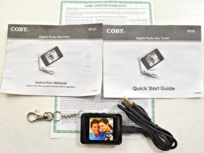 Coby 1.5" Digital Photo Key Chain DP151 New open Box - Image 1 of 4