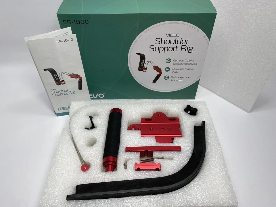 Revo SR-1000 Video Shoulder Support Rig-Support Strap-CounterWeight NEW NOS - Image 1 of 4