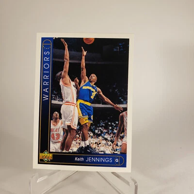1993-94 Upper Deck Basketball Keith Jennings Golden State Warriors #82 - Image 1 of 2