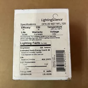 Lighting Science DFN 20 W27 NFL 120 - Picture 1 of 2