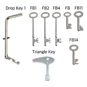 FB Key Set +Utility Cabinet Key +Drop Key 1 = Fireman Master Key Set 4 =8keys