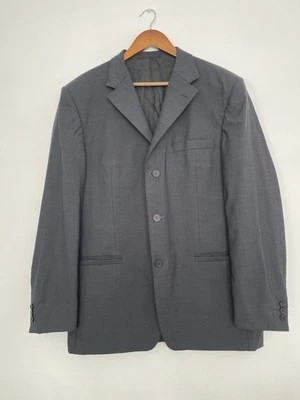 Versace Classic Blazer Jacket Men’s XXL 2XL Dark Grey Formal Vintage Wool - Image 1 of 4