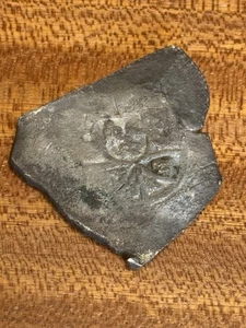 EXCELLENT Shipwreck Mexico Philip V 1701-1734 8 Reale Cob - Imagen 1 de 2