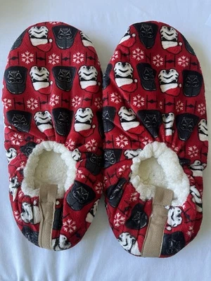 Star Wars Themed Size 11 Houseshoes Darth Vader & Stormtroopers Santa Helmet Dec - Image 1 of 2