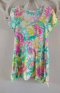 Jams World Honolulu Cotton Doris Dress Size XS Short Sleeve Resort Comfort Wear - Picture 1 of 5