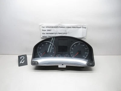 2006-2007 Volkswagen Rabbit Speedometer Instrument Cluster 1K0920953H OEM Foto 1 de 4